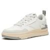 Anta Bump Leather Slip Resistant Abrasion Resistant Low top Skateboard Shoes Women's White 922328076-1