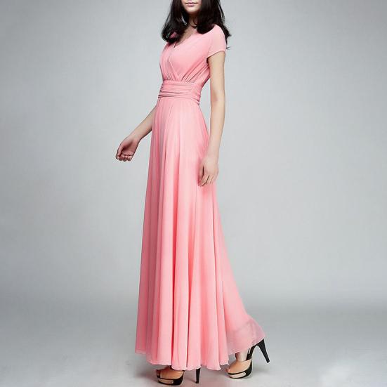 Lady Petticoats Plus Size Dress Thin Breathable Ankle-length Women Summer Spring Slim Sundress for Street Wear