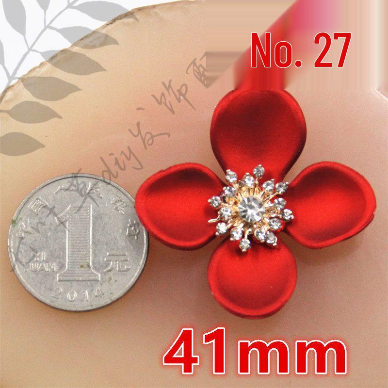 ABS Imitation Pearl Large Flower Center with Three, Four, and Five-Petal Options