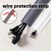 1PC 3M Self-adhesive Wire Protection Tape Mesh Cable Protector, Wire Crimp Groove Wiring Duct, Floor Wire Cover, Wire Mesh Cable