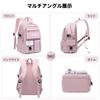 Large 14 Inch PC Back Junior High High Waterproof For Pink [FANDARE] Women's Backpack, Capacity, Pockets, Cute, 15.6 Storage, Pocket, Rucksack,