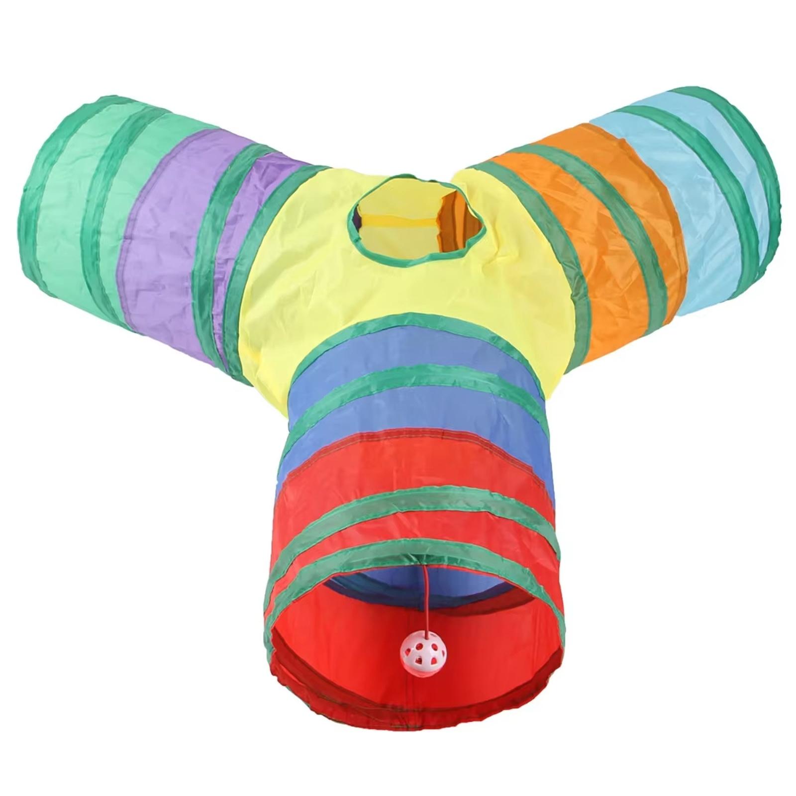 

Тоннель-труба Mabaytir, 3-ходовой, Т-образной формы, Тоннели для домашних животных, для кошек в помещении