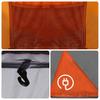 5 Person Camping Tent Grey and Orange Waterproof