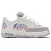 Li Ning CF Tracing Slip Resistant Cushioning Abrasion Resistant Low top Skateboard Shoes Women's White Purple AGCS234-2