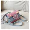 Cartoon Small Square Bag PU Box Bag Portable Camera Bag  Women