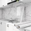 Vinyl Wall Sticker Waterproof Width Marble Self Adhesive Wallpaper Contact Paper for Kitchen Decorative Film Home Decoration