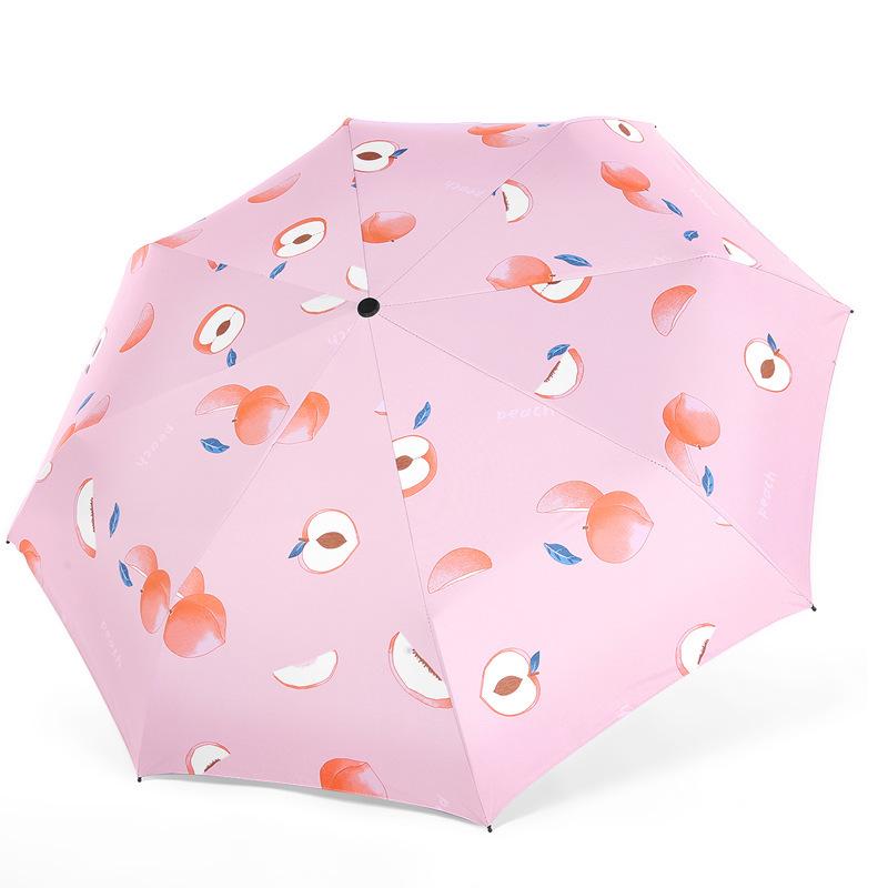 Fruit Theme Automatic Umbrella: Creative Sun & Rain Protection, Custom Logo Printing