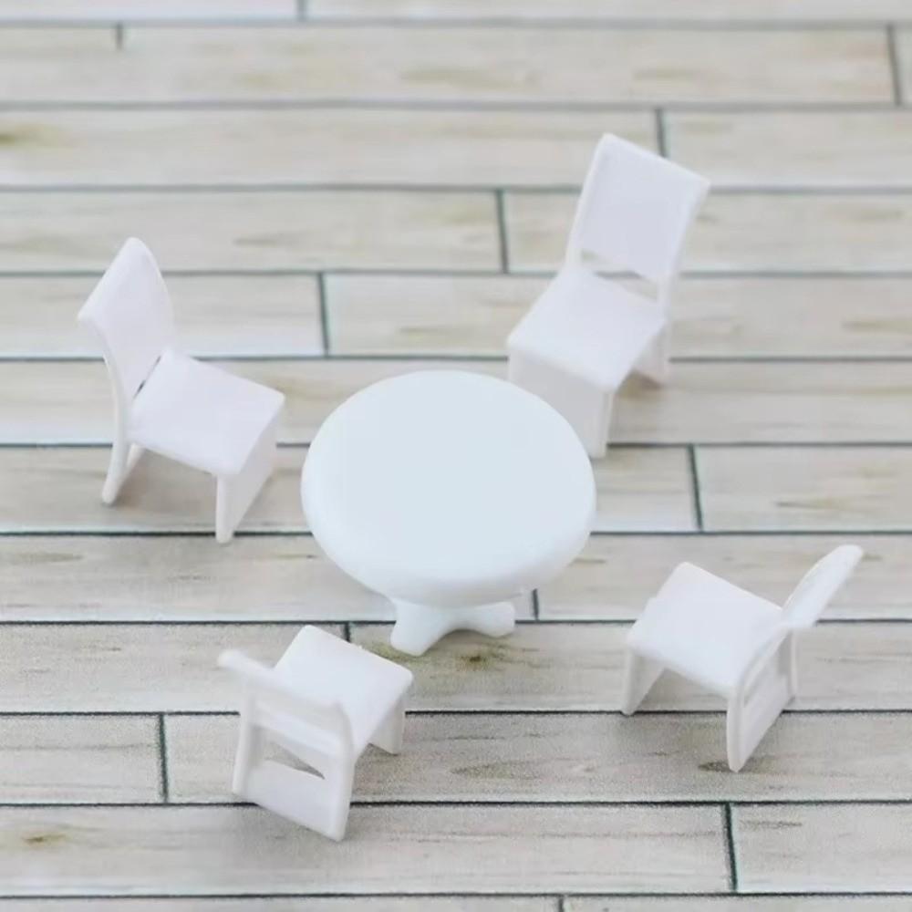 2Set Miniature Miniature Furniture Model Self Assembly Dollhouse Furniture Set  House Decoration