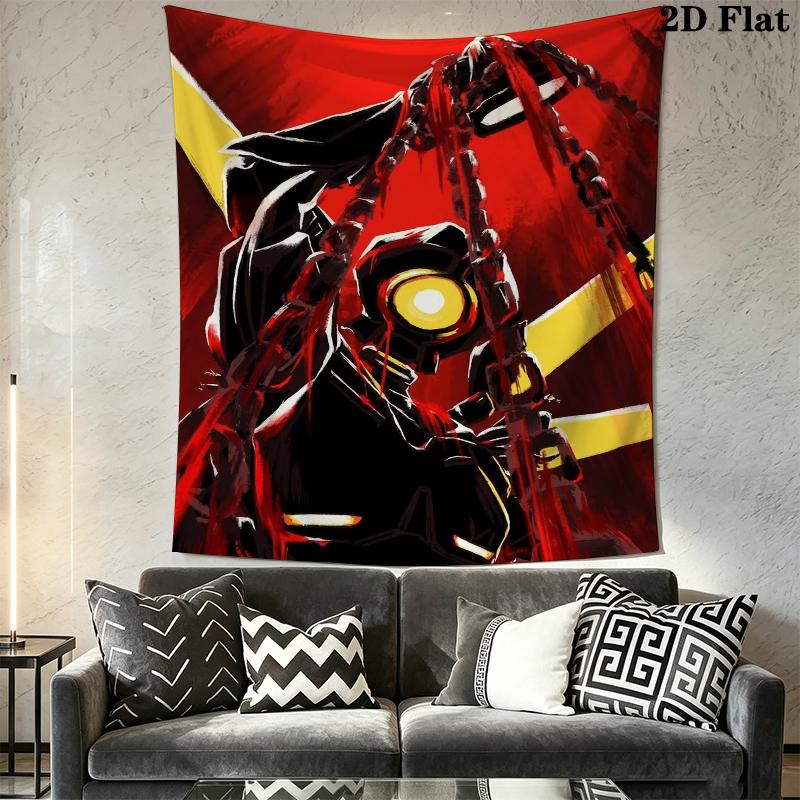 ULTRAKILL Wall Tapestry Aesthetic Wall Hanging Printed Fabric Blanket Decorative Tapestries for Bedroom Living Room Home Decor