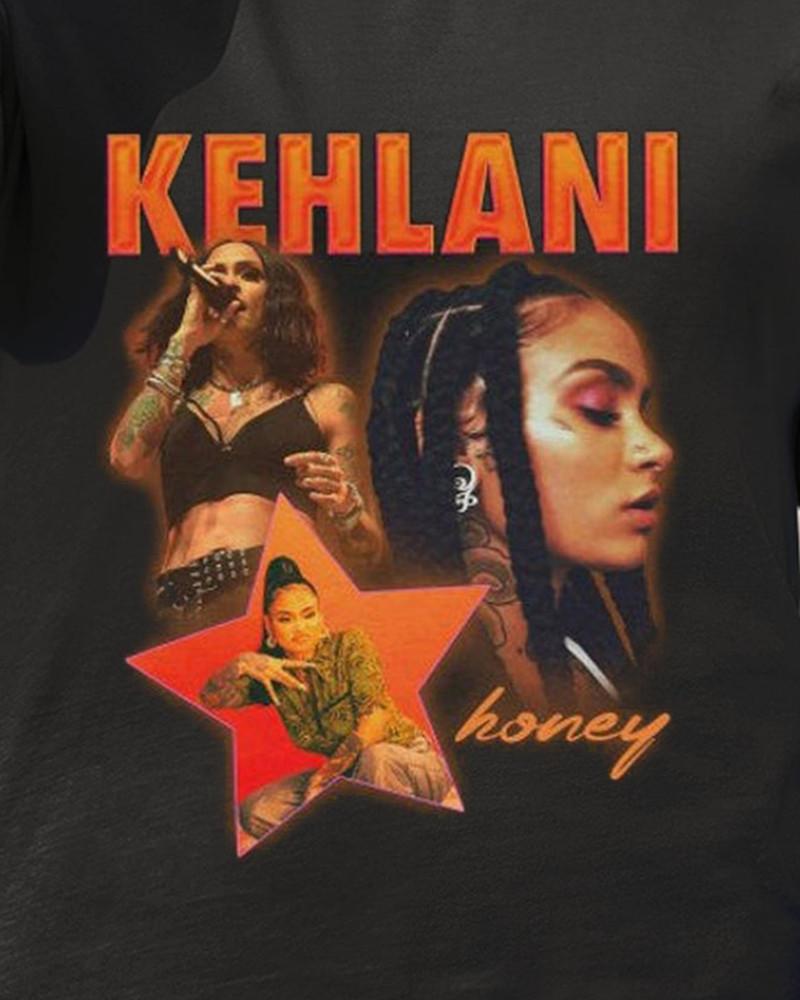 

Футболка Kehlani Бутлег Винтажная Футболка с коротким рукавом S-4XL cg448 Унисекс Футболка XL