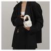 Solid Color Cloud Pleated Coin Purse Quilted Bag Pendant Fashion Card Bag  Bag Accessories