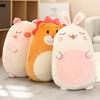 45~80cm Stuffed Cartoon Huggable Animal Doll Unicorn Dinosaur Pig Soft Plush Toy Lovely Buddy Kids Gift