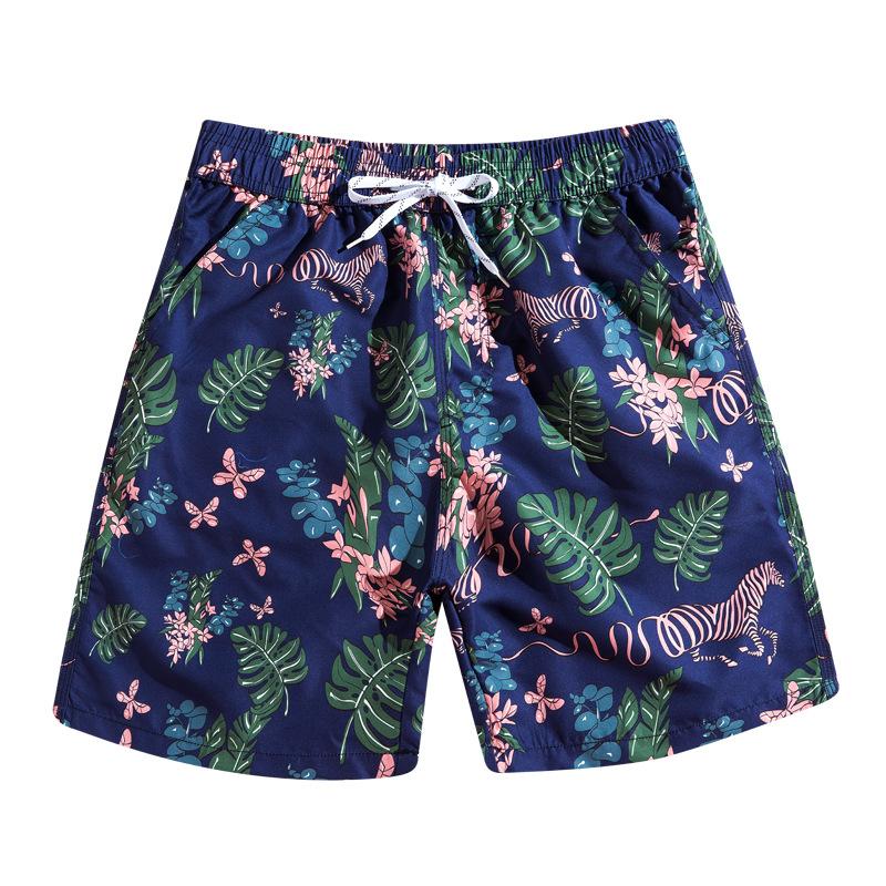 

New Quick-Drying Vacation Couple Beach Pants Men S Loose Version Seaside Swimming Surfing Quick-Drying Shorts M
