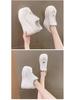 Autumn Women's Plus Size Sneakers: Thick Sole, Korean Style, Height-Boosting Casual Shoes