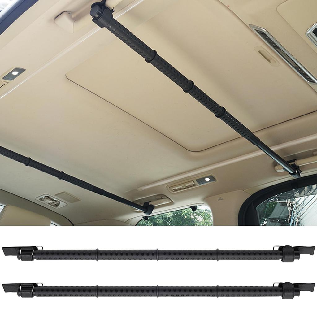 Car Hanger Bar, Interior Bar, Multi-Grip Bar, Extendable, 32.7 - 61.7 inches (83 -