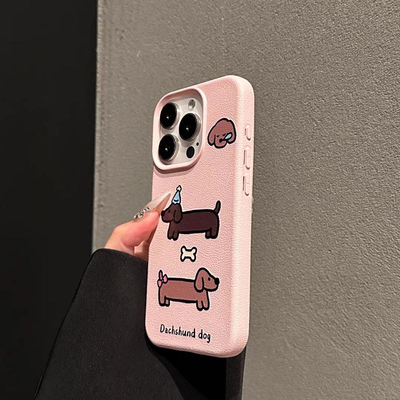 Bubble Puppy for IPhone16promax Phone Case15pro for Apple17 Cute13 Pink12/11