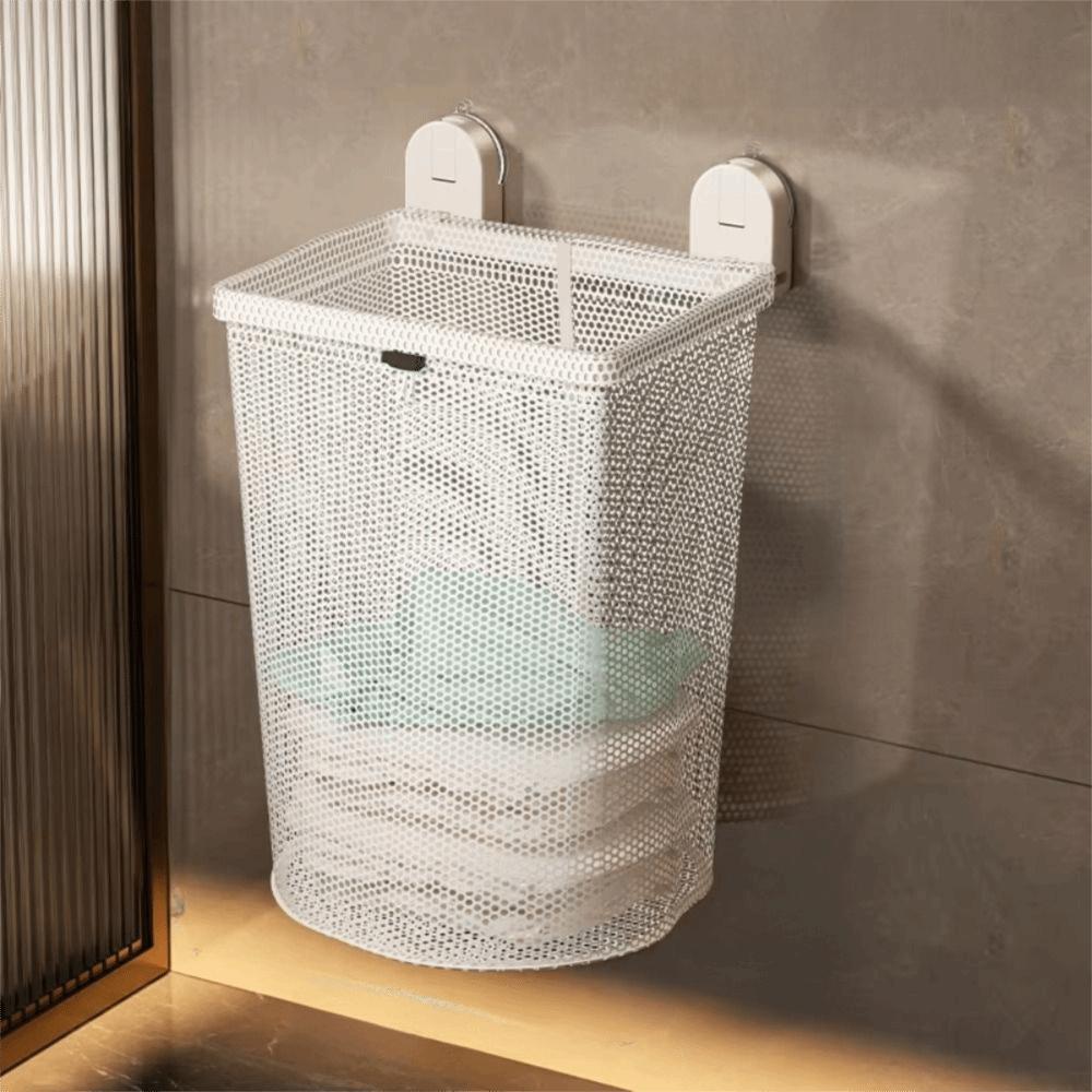 Breathable Design Hanging Laundry Basket Mesh Material Laundry Sorter  Bathroom Storage