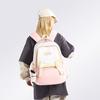 Schoolbag waterproof Oxford cloth backpack women's 1011 new fashion simple junior high school schoolbag to reduce the burden of large-capacity travel
