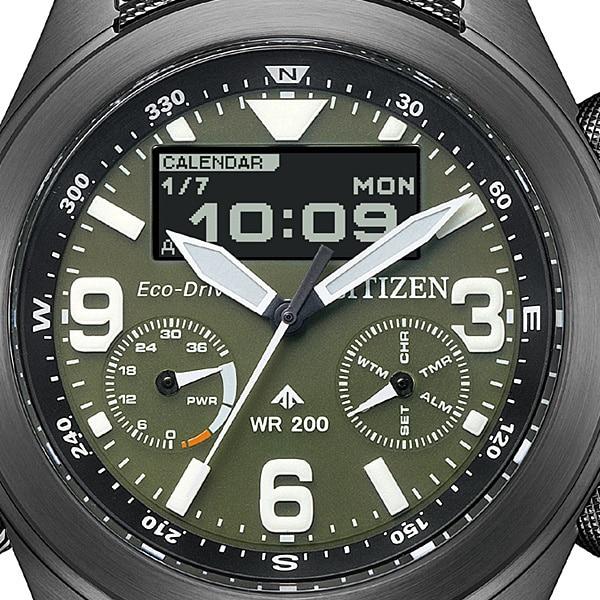 Citizen JV1005-02W menn ( Se PROMASTER LAND-serien Solcelledrevet Eco-Drive) Rundklokke