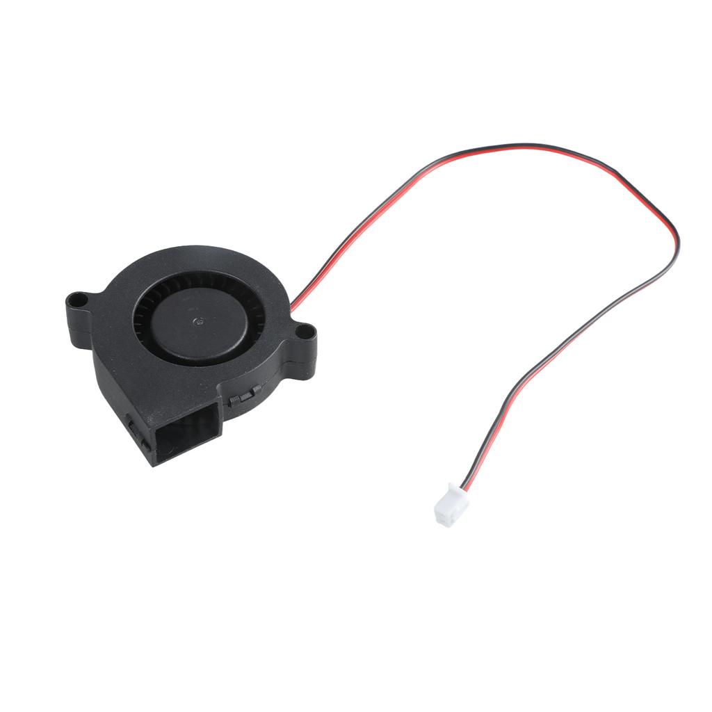 Wentylator dmuchawy powietrza 5015 5V/3000RPM 12V/5500RPM 24V/4000RPM do drukarek 3D, laptopów, komputerów, łożysko olejowe, przewód 28cm