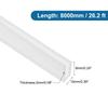 PATIKIL U Channel Edging Trim 26.2ft Sheet Metal Edge Guard Protector Rubber Edge Trim