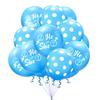 Gender Reveal Balloons Boy Girl He Or She Latex Balloons Baby Shower Party Decoration 
