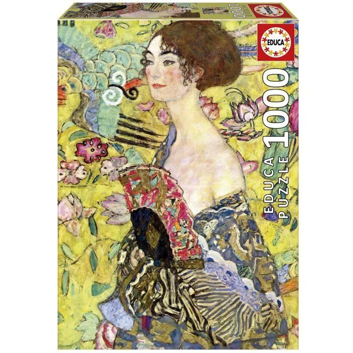 Puzzle 1000 Pieces: Lady with a Fan