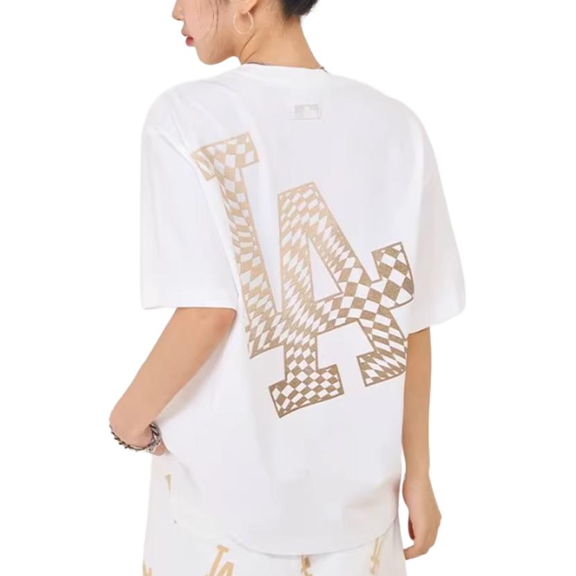 MLB Los Angeles Dodgers T Shirt Unisex Ecru 3ATSO0143-07WHS