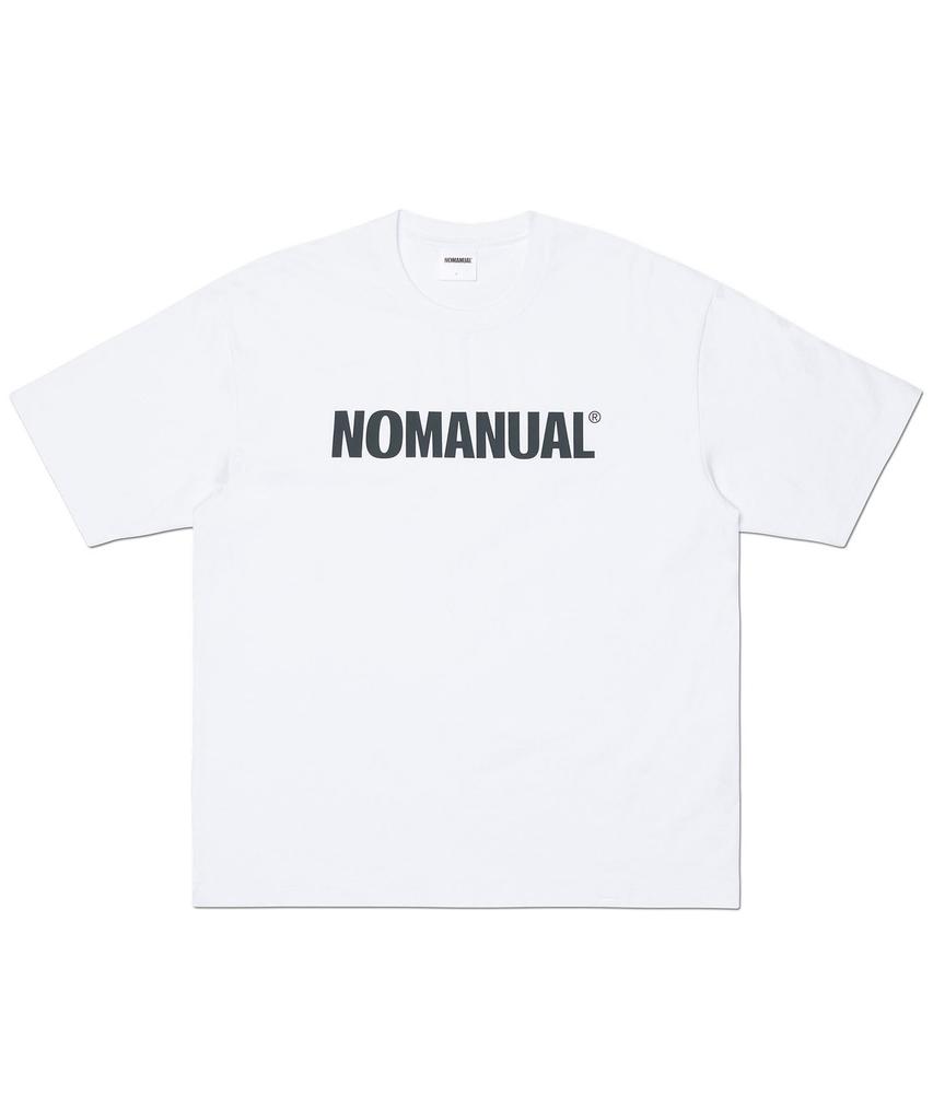 Nomaenyueol Nm Text Logo T-Shirt - White