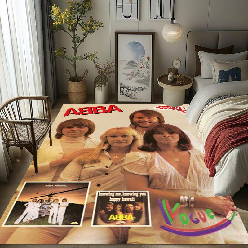 ABBA Ikonisches Musik-Erbe Teppichbodenmatten Wohnzimmer- und Schlafzimmer-Matten Badezimmer-Matte Kunst Mode