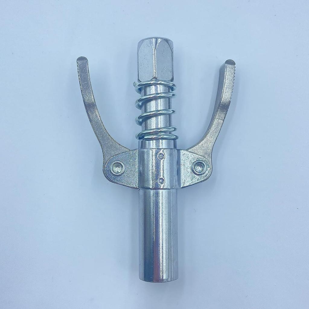 Coupling G Coupler, Double Handle Grease Gun for All Types of Grease Guns, G Grease Gun Mouthpiece, Less Effort, Easy To Attach and Remove