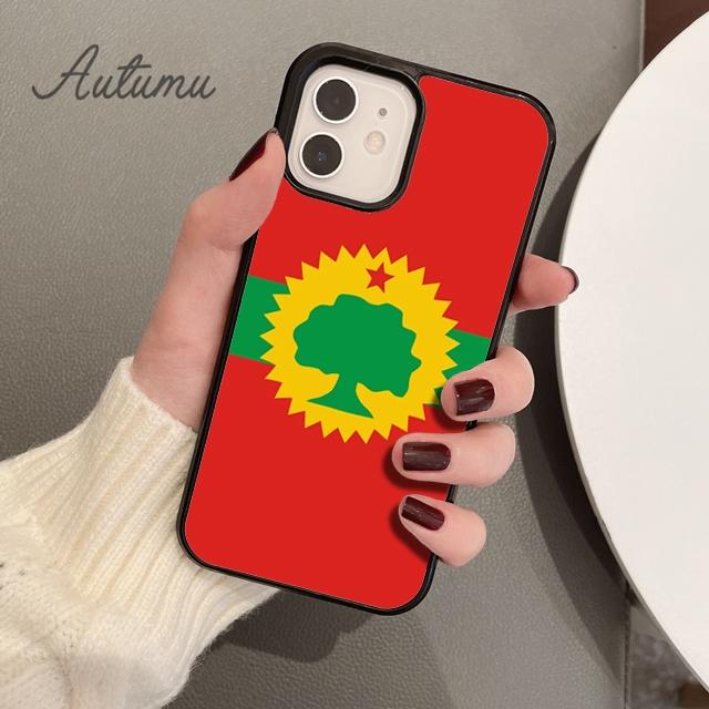 Somali Somalia Oromo Oromia Region Flag Phone Case for iPhone 11 12 13 14 Pro Max Mini X XR XS SE 2020 5 6S 7 8 Plus Cover Shell