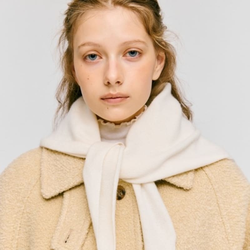 

DEPOUND triangle cashmere muffler (3color) Grey