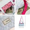Korean Style Plaid Drawstring Messenger Handbag - Soft, Sticky, and Parent-Child Option for Autumn/Winter
