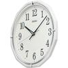 Seiko Clock Wall Clock, Radio-Controlled, Analog, White Pearl, 305×305×47mm, KX274W