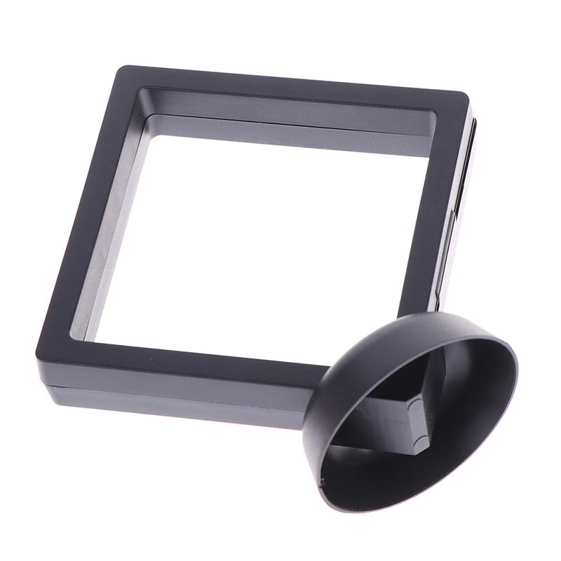 9*9*2Cm Black Pe Film Hanging Jewelry Display Suspension Box Ring Elastic Film