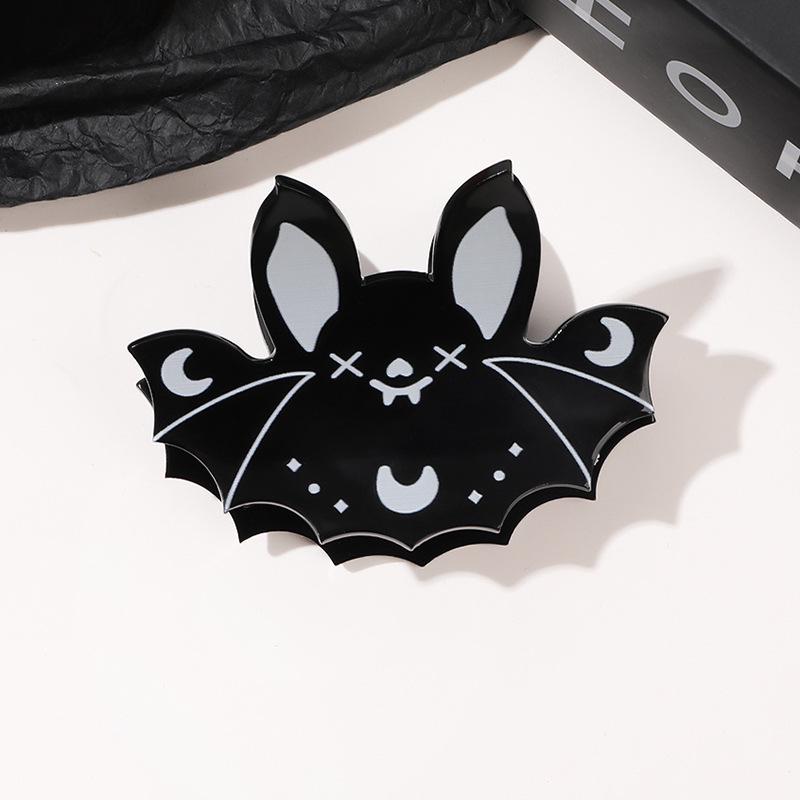 Kreative Halloween Acryl Hai Haarklammer - Damen Einzigartiges Hochsteckfrisur-Accessoire