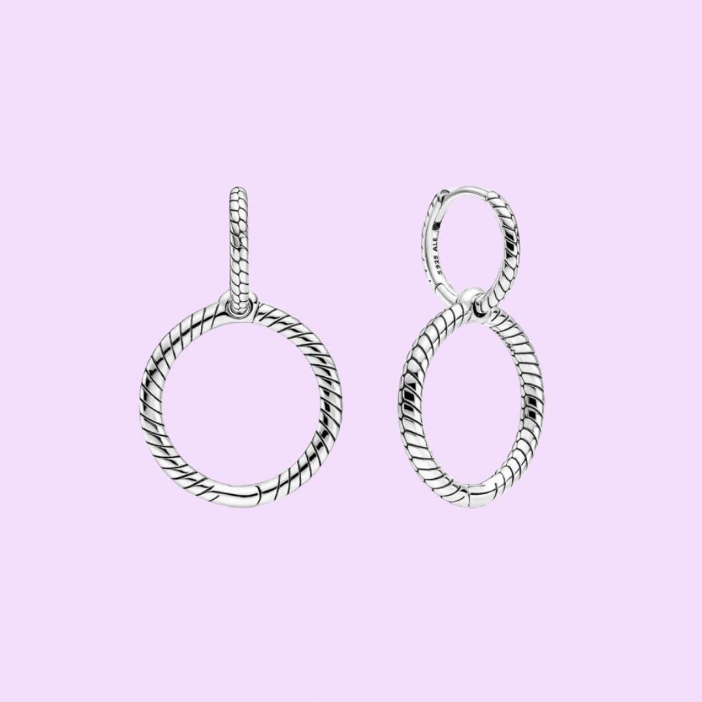 Sterling Silber Herzförmiger Stecker Ohrring für Damen Geburtstags Schmuckgeschenke Mit Stoffbeutel