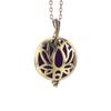 Aromatherapy Necklace Tree of Life Diffuser Jewelry Vintage Open Locket Pendant Essential Oil Perfume Aroma Diffuser Necklace