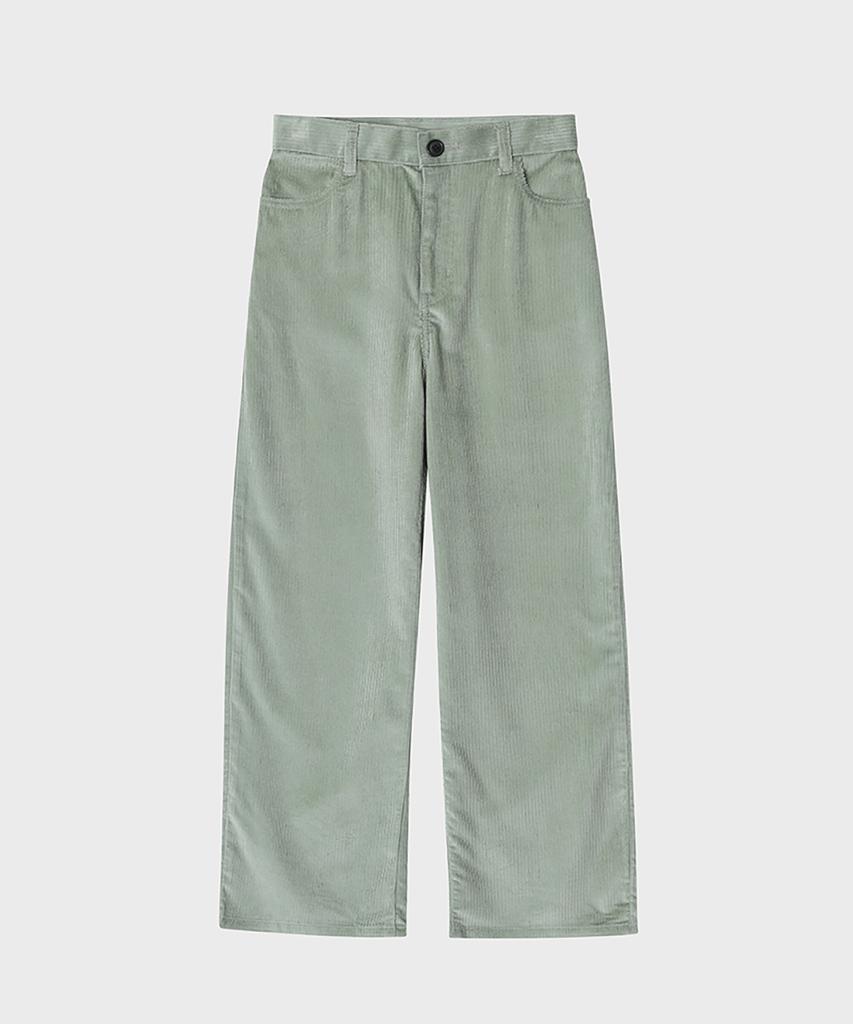 Noir For Woman Tencel-Ribbed Wide Pants (Pale Green)