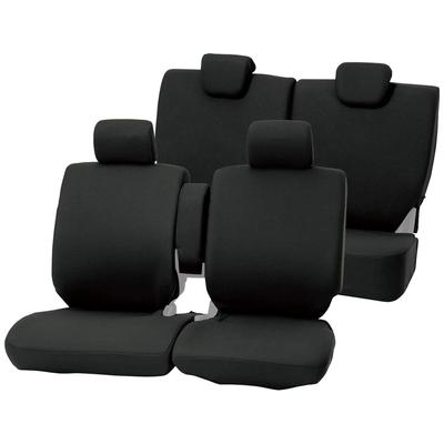 BONFORM Seat Colored Light Wagon Full Covers, Covers, Car, Free, K-Bench Set, Black, 4055-62BK