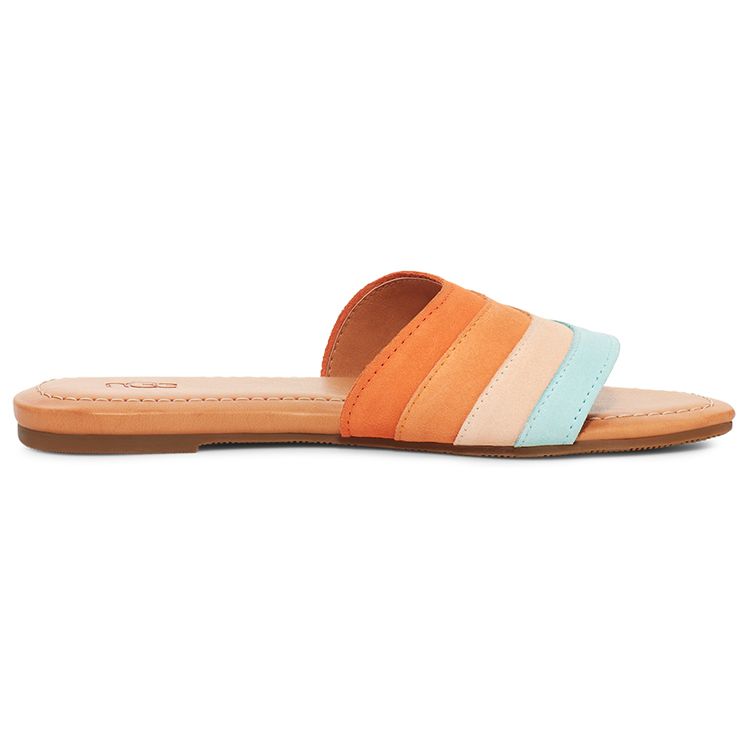 UGG Two-Layer Cowhide Casual Comfortable Open-Toe Fashion Sandals Women Sandals Citrus 1126430-MSYS