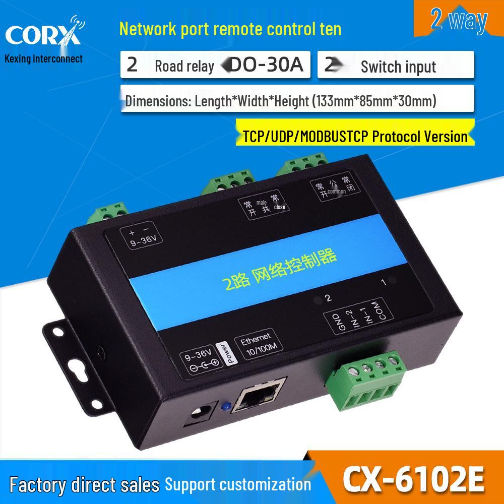 TCP/IP Modbus Network IO Relay Controller with 485 Support