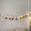 Christmas Felt Garland: Tree, Flower & Flag Decorations Set