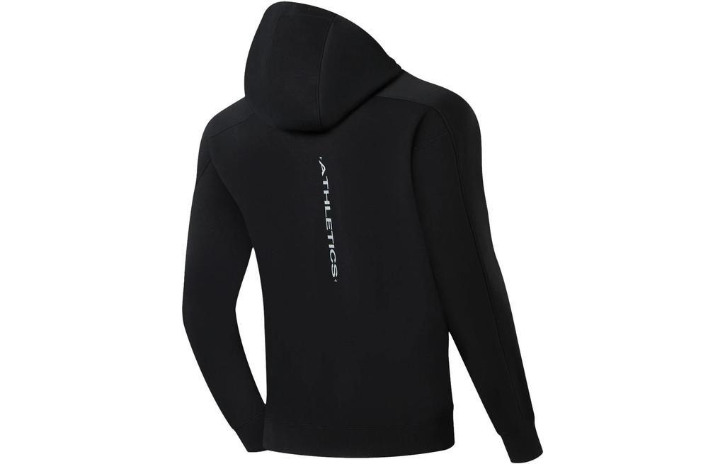 Li Ning Training Series Sweatshirts Unisex Black Hooded Moderate Regular AWDSF89-4