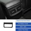 For Mazda 3 Axela -2024 Carbon Fiber Rear Row Air Vent Outlet Frame Sticker