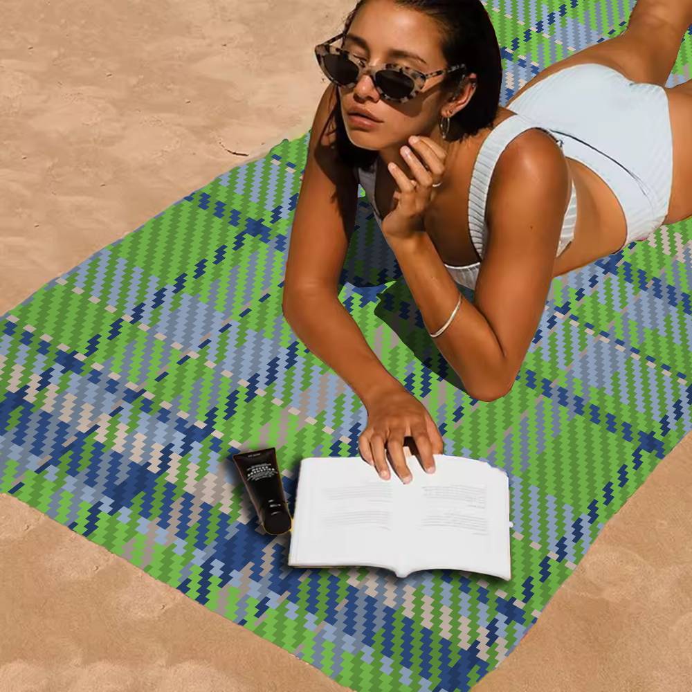 Scottish Tartan Print Beach Towel For Kids Bath Towel Pool Towel Vacation Gift Picnic Towel Party Gift