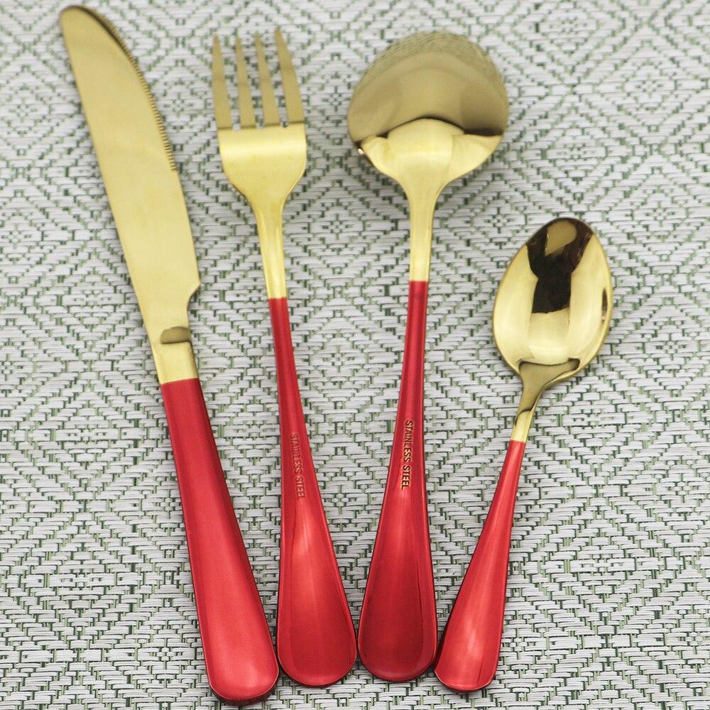 Золотой набор столовой посуды — фото 8