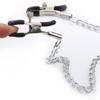 1Pairs Flirting Metal Fantasy Nipple Clamp with Chain Bdsm Bondage Breast Massage Clip