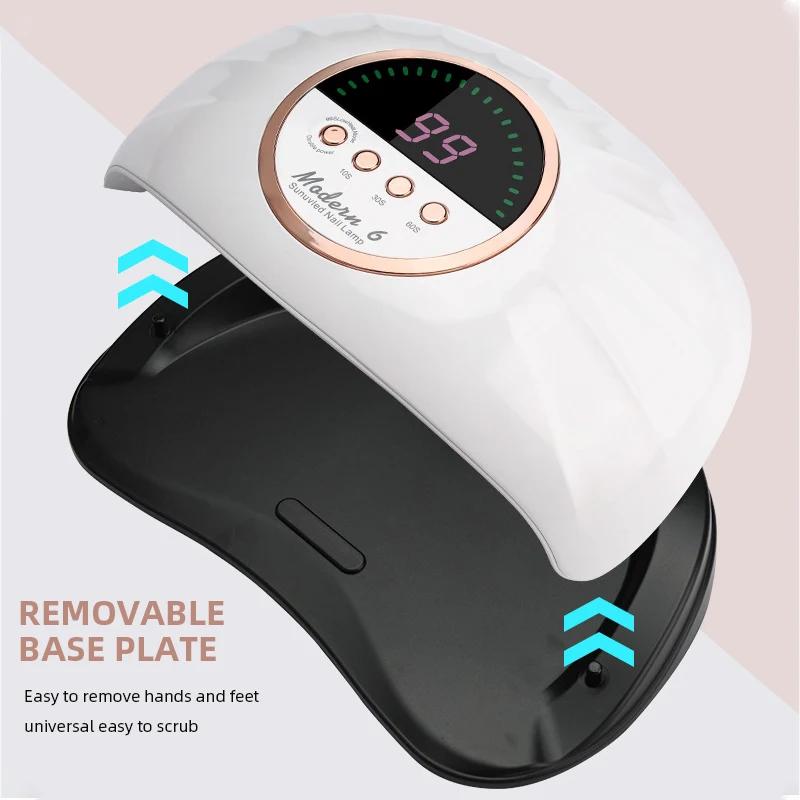 268W UV LED Lamp For Nail Dryer Manicure Nail Drying Lamp 69LEDS UV Gel Varnish With LCD Display UV Lamp For Manicure Salon